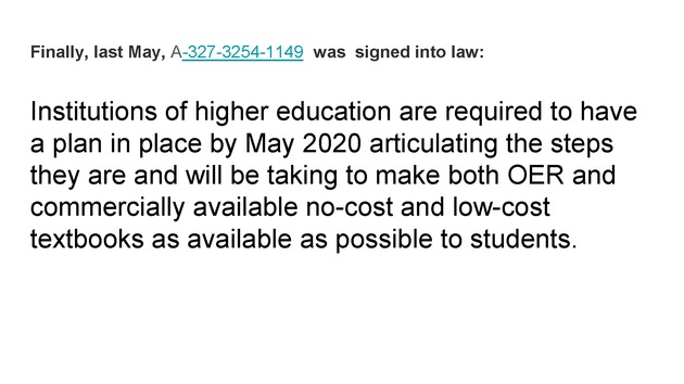 VALE Regional OER Workshop, Ocean Community College - Page 19